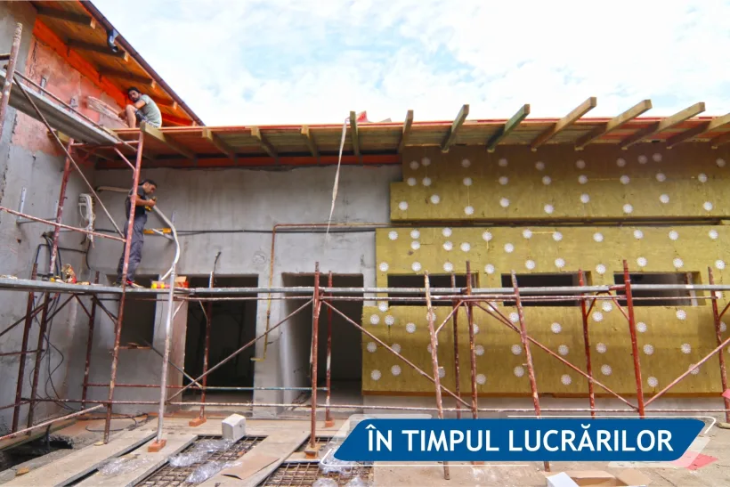 Avansează lucrările la sediul Ambulanței Tecuci