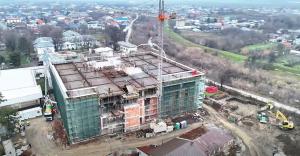 Avansează lucrările la construirea noului spital din Tecuci