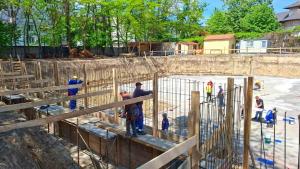 Pregătiri pentru turnarea fundației noului Centru Integrat de &Icirc;ngrijiri Paliative din Galați