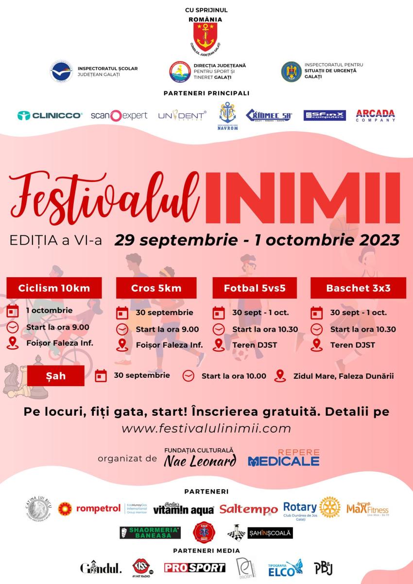 „Festivalul Inimii”, în acest weekend, în Galați