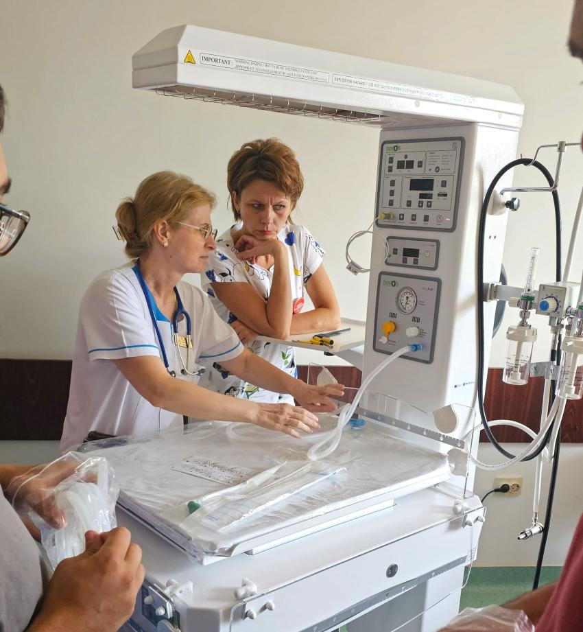 Tehnologie medicală de ultimă generație pentru bebelușii născuți prematur