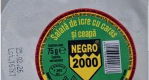 Lot de salată de icre Negro 2000, retras din magazinele Kaufland